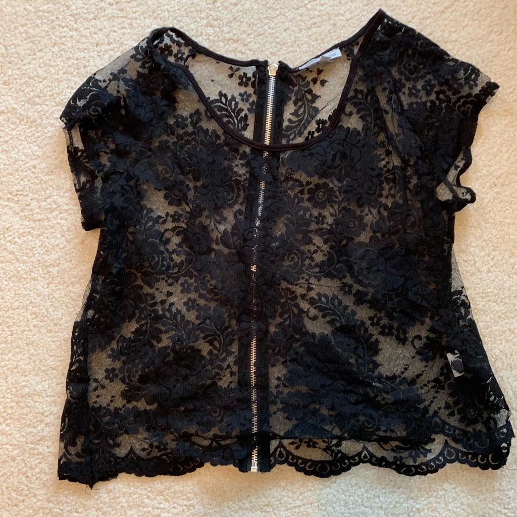 Sheer Patterned Top